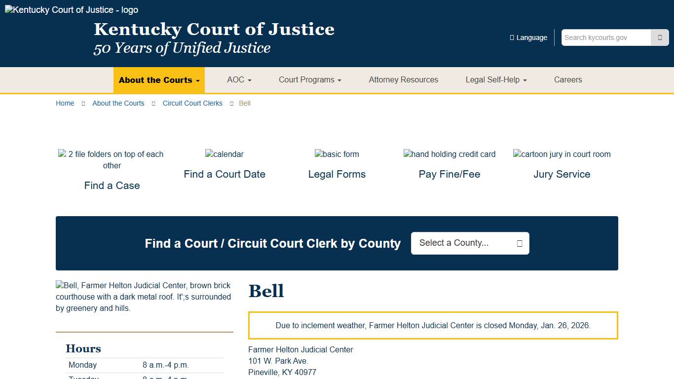 Bell - Kentucky Court of Justice